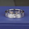 .03 Carat Diamond Wedding Ring 18K White Gold WR438-3 WG