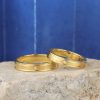 .01 CTW Diamond Wedding Rings 18K Yellow Gold WR454-YG