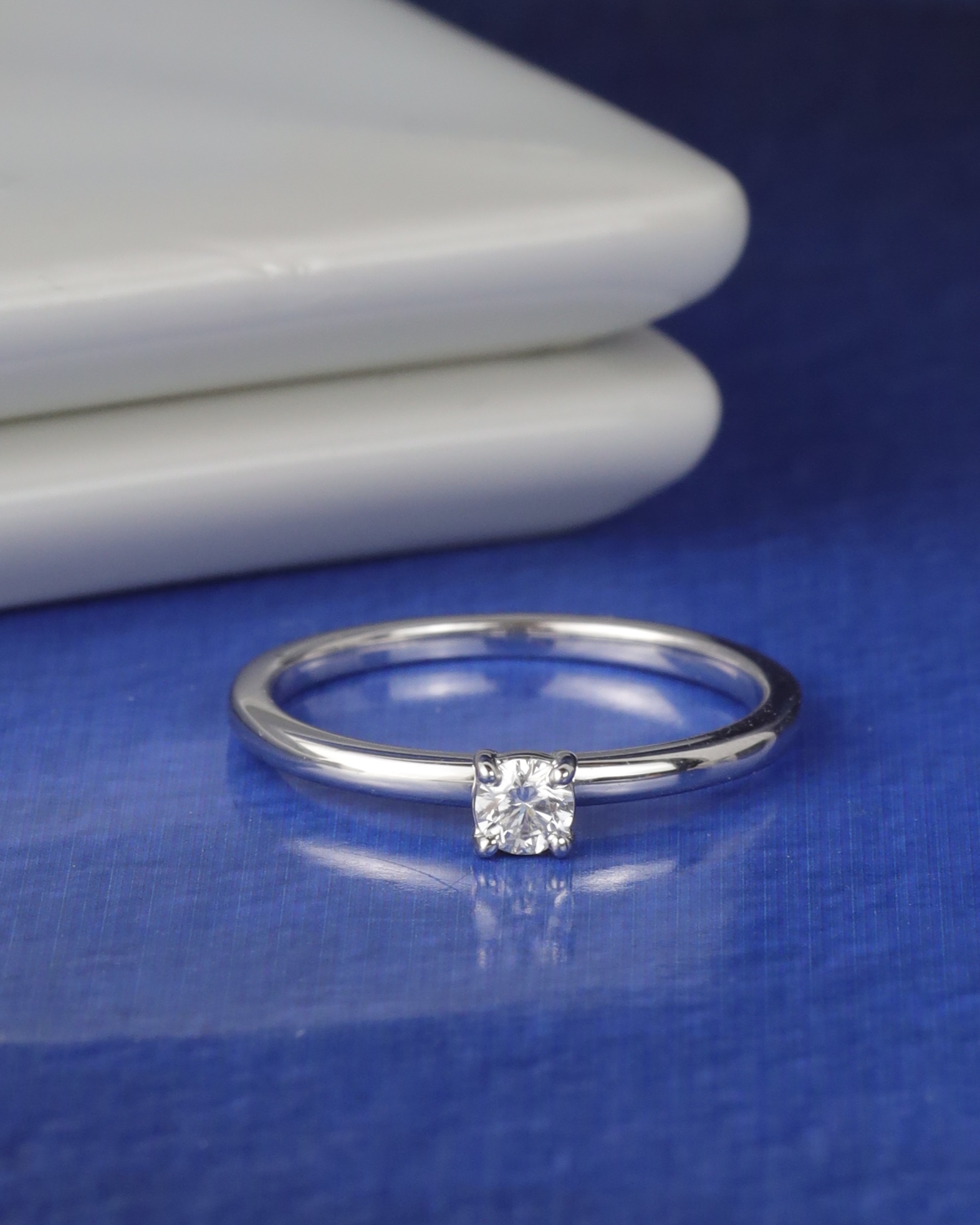 .16 Carat Diamond Engagement Ring 18K White Gold ER0178—1 WG