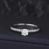 GIA .30 Carat Diamond Engagement Ring 18K White Gold ER0440-WG