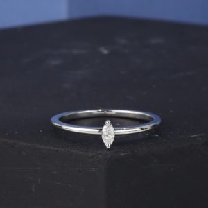 .08 Carat Diamond Engagement Ring 18K White Gold ER0445-WG