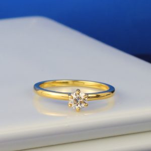 .30 Carat Diamond Engagement Ring 18K Yellow Gold ER0456-1 YG