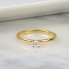 .18 Carat Diamond Engagement Ring 18K Yellow Gold ER0463-YG