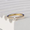 .35 CTW Diamond Engagement Ring 14K Yellow Gold ER0466-YG
