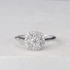.51 CTW Diamond Engagement Ring 18K White Gold ER0475-WG