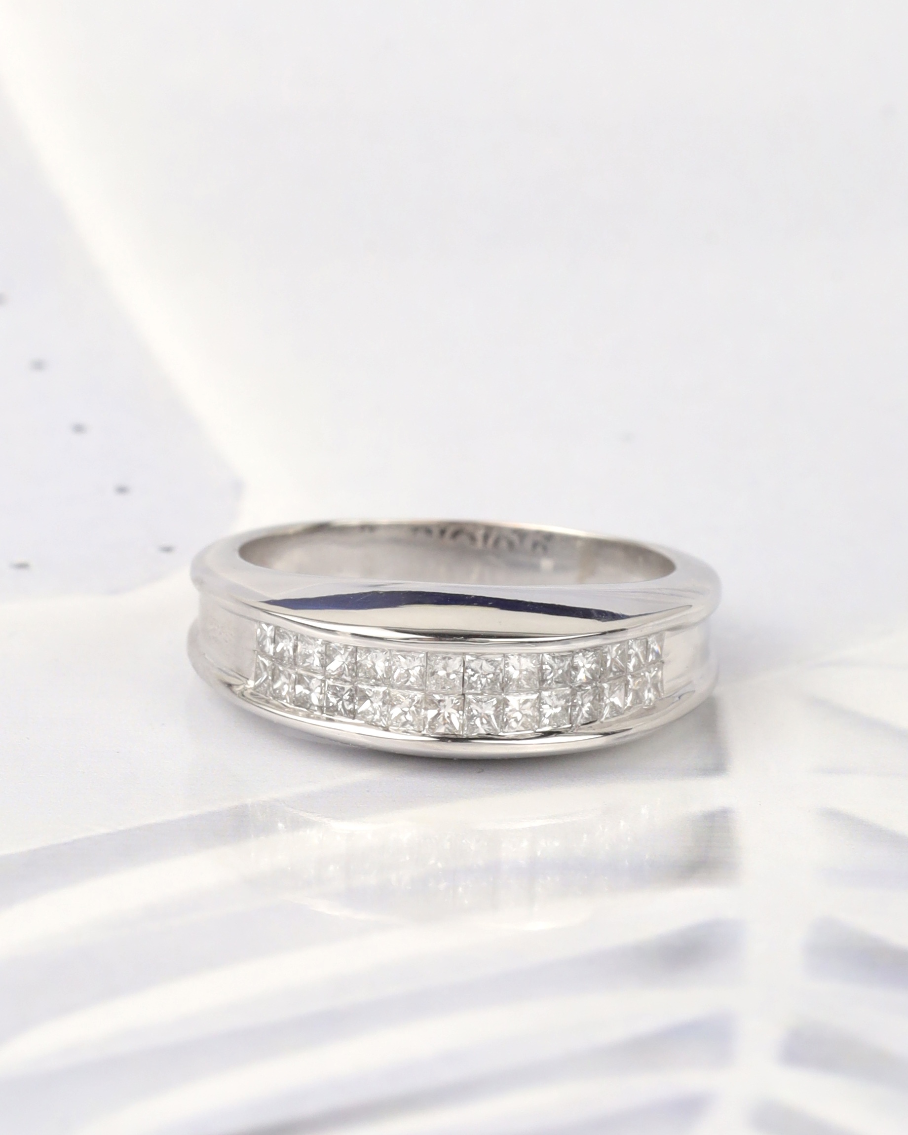 1.68 CTW Diamond Ring 14K White Gold PR414-WG