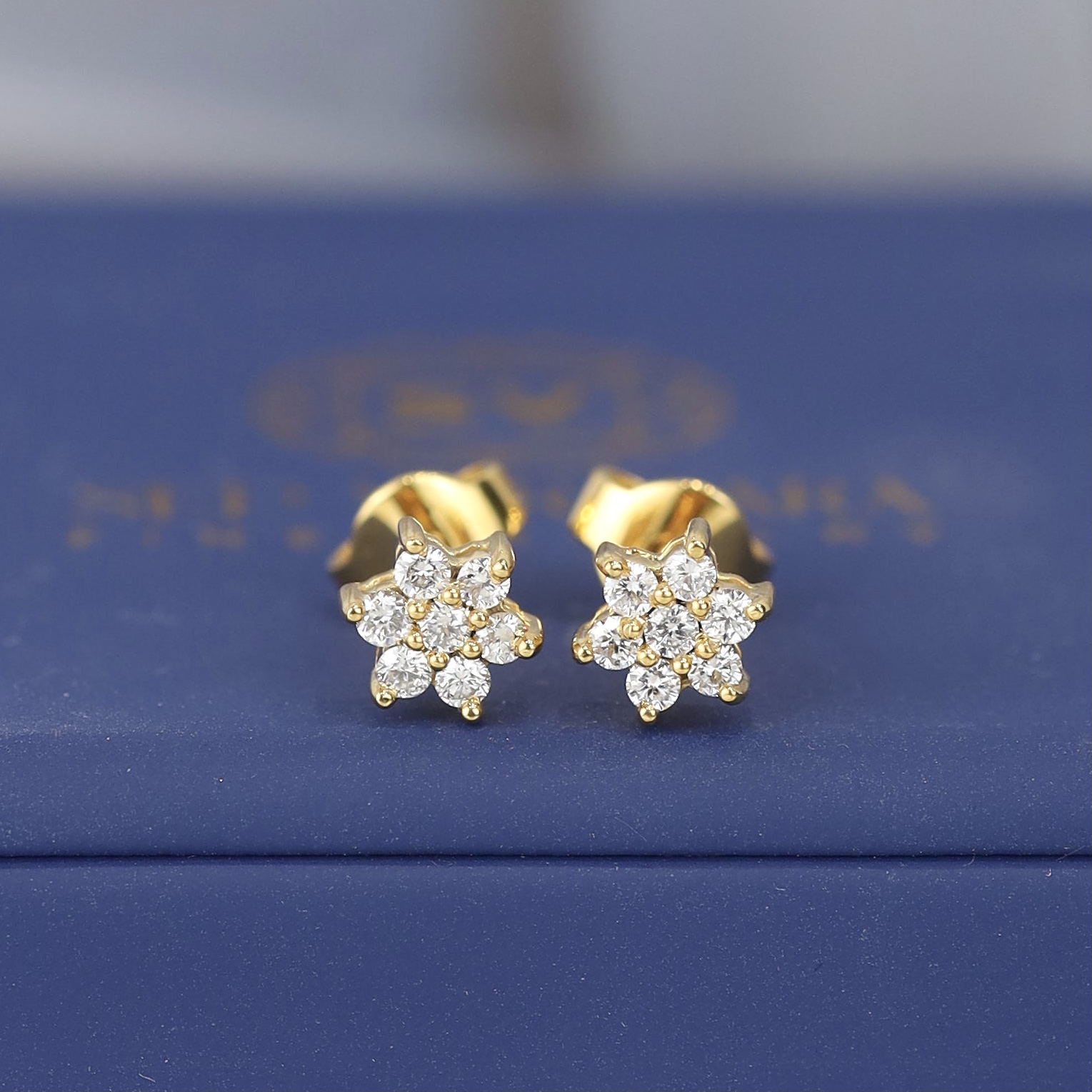 .28 CTW Diamond Rositas Earrings 14K Yellow Gold E902-3 YG