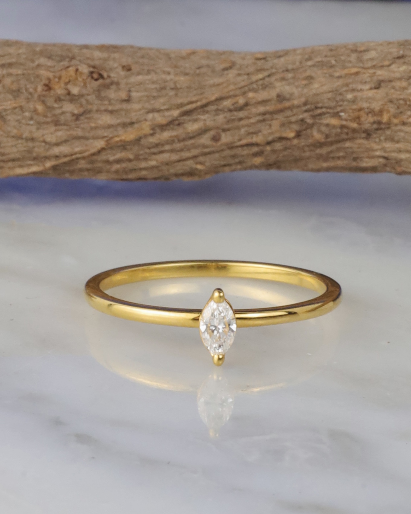 .12 Carat Diamond Engagement Ring 18K Yellow Gold ER0460-YG