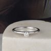 .17 CTW Diamond Engagement Ring 18K White Gold ER0462-WG