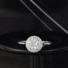 .56 CTW Diamond Engagement Ring 18K White Gold ER0478-WG