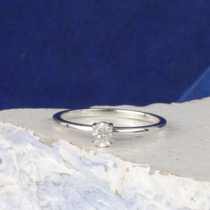 .13 Carat Diamond Engagement Ring 14K White Gold ER0497-WG