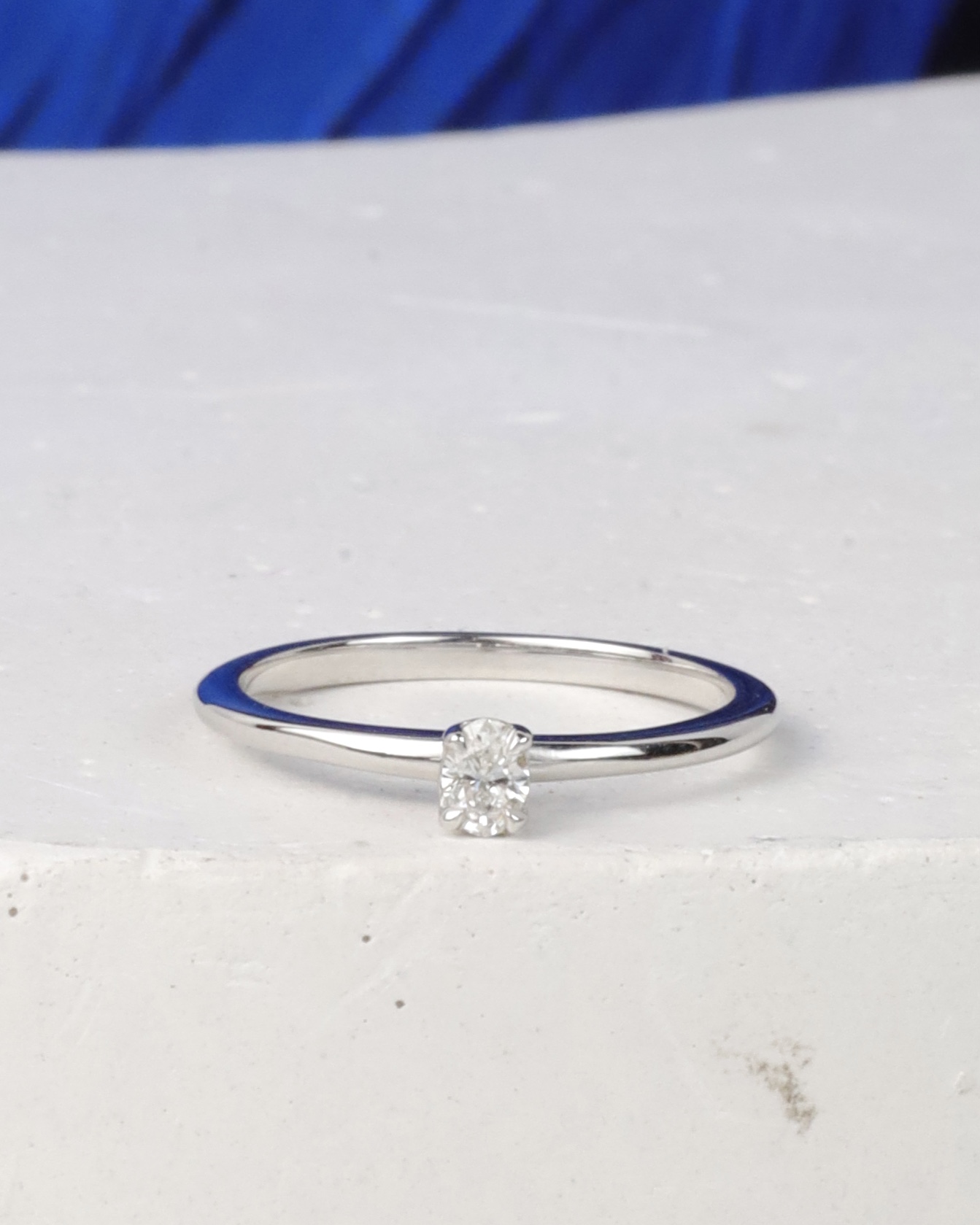 .12 Carat Diamond Engagement Ring 14K White Gold ER0498-WG