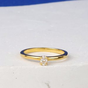 .12 Carat Diamond Engagement Ring 14K Yellow Gold ER0498-1 YG