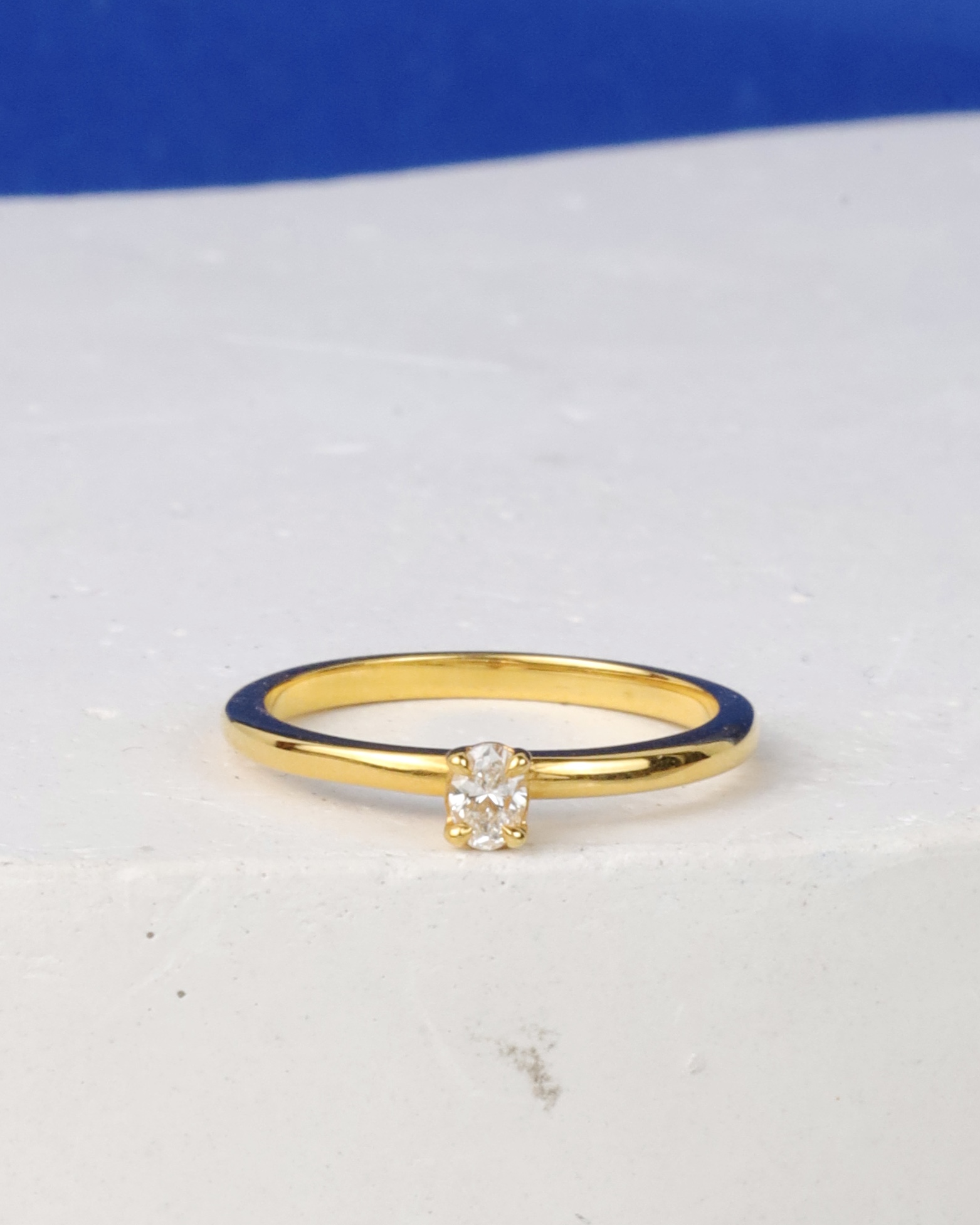 .12 Carat Diamond Engagement Ring 14K Yellow Gold ER0498-YG