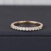 .36 CTW Diamond Half Eternity Ring 18K Rose Gold HE429-1 RG