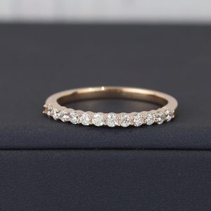 .36 CTW Diamond Half Eternity Ring 18K Rose Gold HE429-1 RG