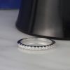 .225 CTW Diamond Half Eternity Ring 14K White Gold HE445-1 WG