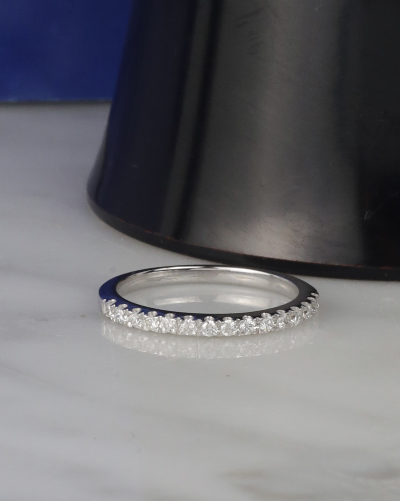.225 CTW Diamond Half Eternity Ring 14K White Gold HE445-WG