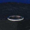 .21 CTW Diamond Half Eternity Ring 18K White Gold HE448-WG
