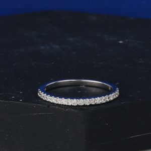 .21 CTW Diamond Half Eternity Ring 18K White Gold HE448-1 WG