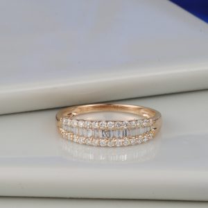 .50 CTW Diamond Ring 18K Rose Gold JS31R-RG