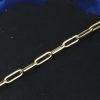 18K Yellow Gold Linked Chain Bracelet MB74-YG