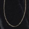 18K Yellow Gold Linked Chain Necklace MN04-2 YG