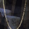 18K Yellow Gold Linked Chain Necklace MN61-YG