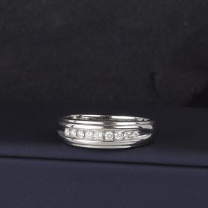 .21 CTW Diamond Wedding Ring 14K White Gold WR459-WG