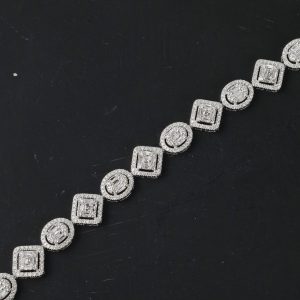 2.42 CTW Diamond Bracelet 14K White Gold B269-WG