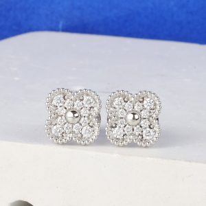 .81 CTW Diamond Stud Earrings 14K White Gold E0270-WG