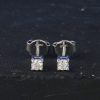 .20 CTW Diamond Stud Earrings 18K White Gold E0344-WG