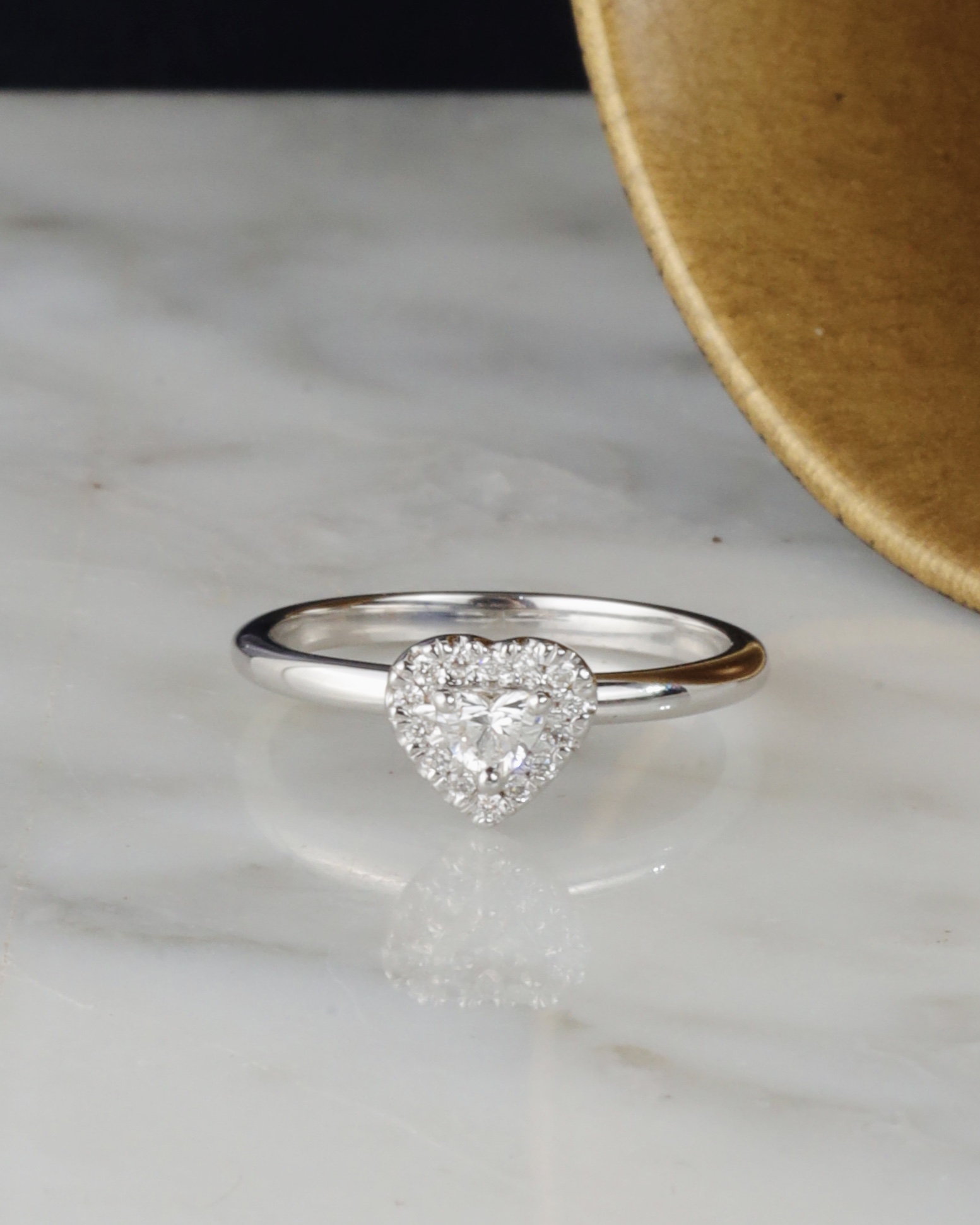 .22 CTW Diamond Engagement Ring 18K White Gold ER0458-WG