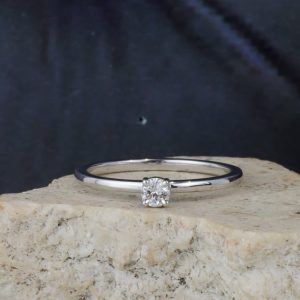.13 Carat Diamond Engagement Ring 18K White Gold ER0524-WG
