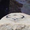 .17 Carat Diamond Engagement Ring 18K White Gold ER0556-WG