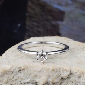.17 Carat Diamond Engagement Ring 18K White Gold ER0556-WG