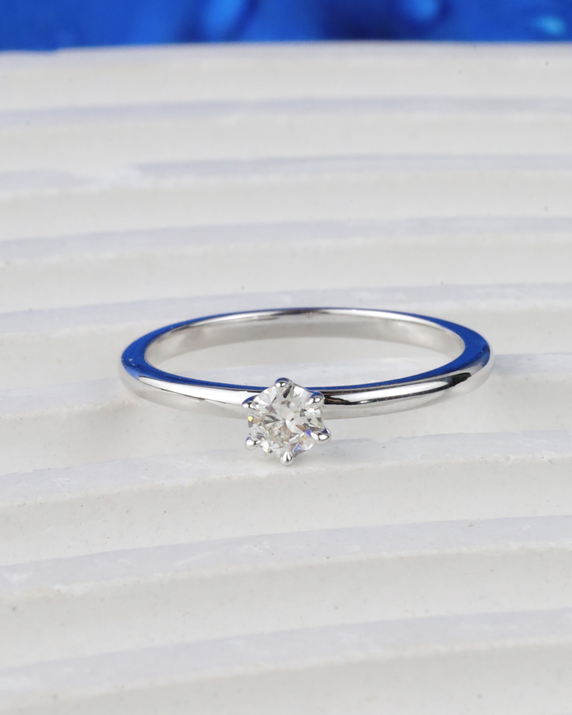 .15 Carat Diamond Engagement Ring 18K White Gold ER0557-WG