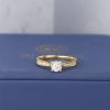 .182 CTW Diamond Engagement Ring 18K Yellow Gold ER722-1 YG