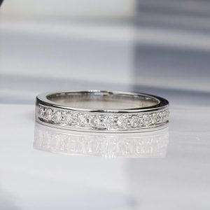 .32 CTW Diamond Half Eternity Ring 14K White Gold HE296-9 WG