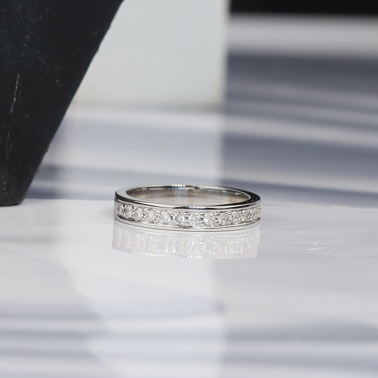 .32 CTW Diamond Half Eternity Ring 14K White Gold HE296-9 WG