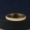 .45 CTW Diamond Half Eternity Ring 14K Yellow Gold HE447-1 YG