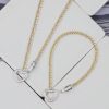 .408 CTW Diamond Bracelet & Twotone Necklace JS266N-WYG