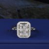 .614 CTW Diamond Ring 14K White Gold JS268R-WG