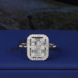 .614 CTW Diamond Ring 14K White Gold JS268R-WG