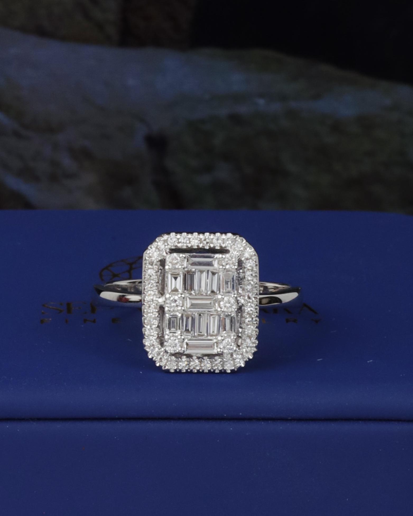 .614 CTW Diamond Ring 14K White Gold JS268R-WG