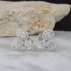 .50 CTW Diamond Earrings 14K White Gold JS271E-WG
