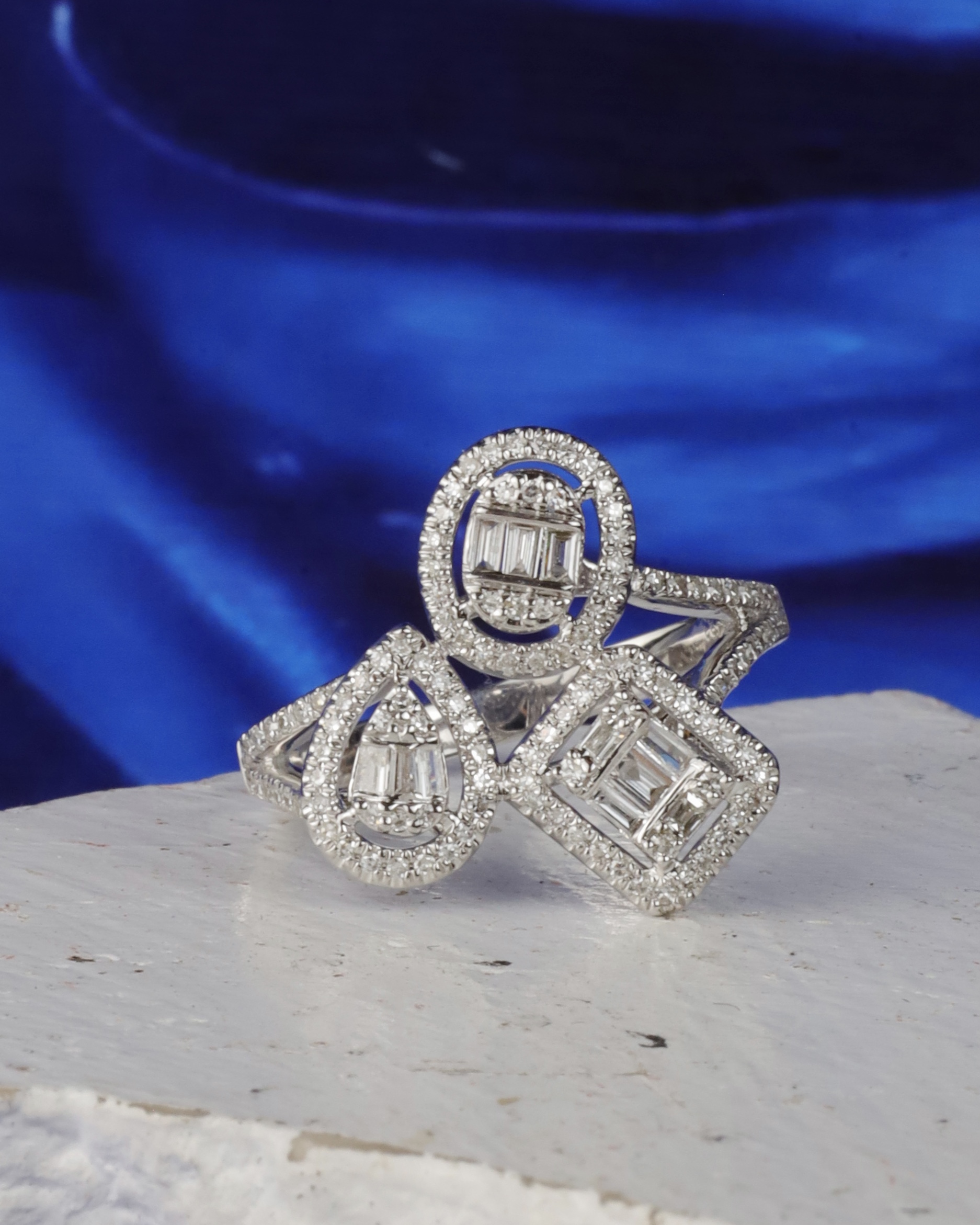 .45 CTW Diamond Ring 14K White Gold JS271R-WG