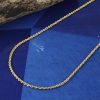 18K Yellow Gold Necklace MN62-1 YG