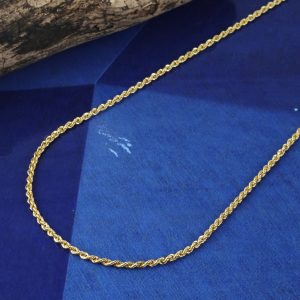 18K Yellow Gold Necklace MN62-1 YG