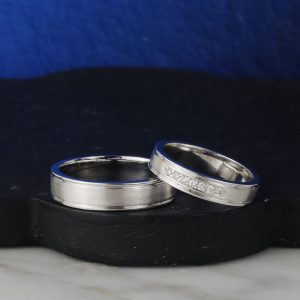 .07 CTW Diamond Wedding Rings 18K White Gold WR426-1 WG